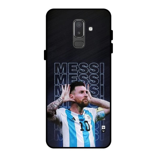 The Football Genius Metal Back Case for Galaxy On8 (2018)