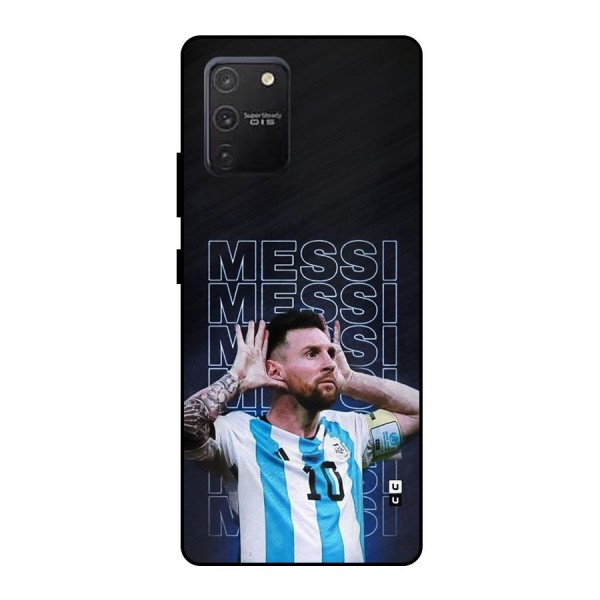 The Football Genius Metal Back Case for Galaxy S10 Lite