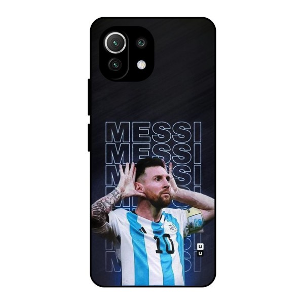 The Football Genius Metal Back Case for Mi 11 Lite