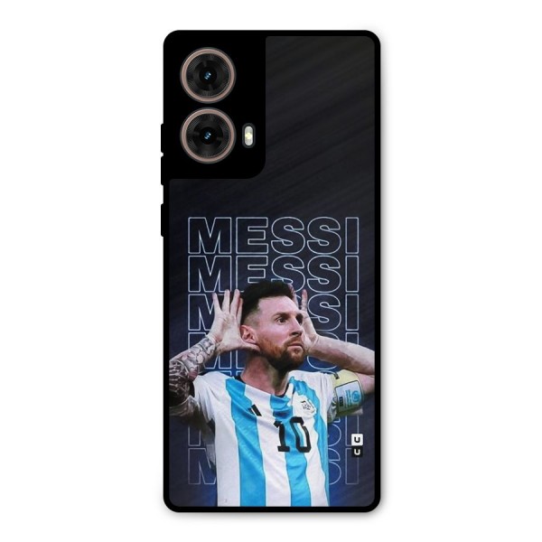 The Football Genius Metal Back Case for Moto G85