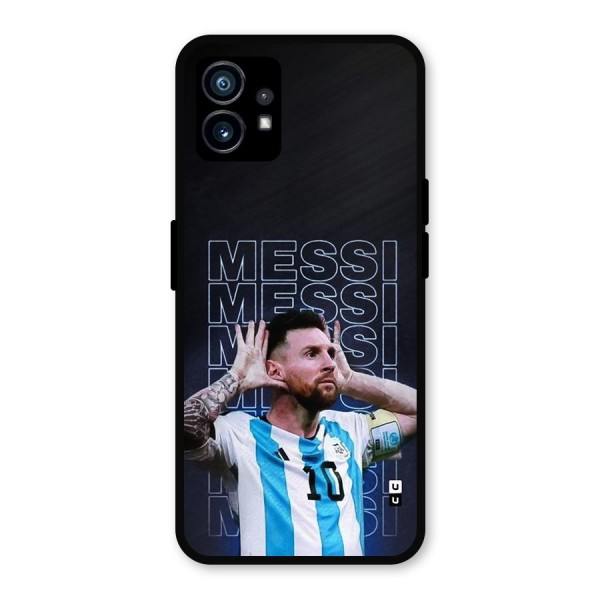 The Football Genius Metal Back Case for Nothing Phone 1