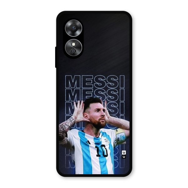 The Football Genius Metal Back Case for Oppo A17