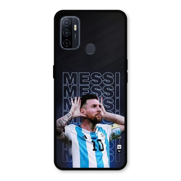 The Football Genius Metal Back Case for Oppo A53