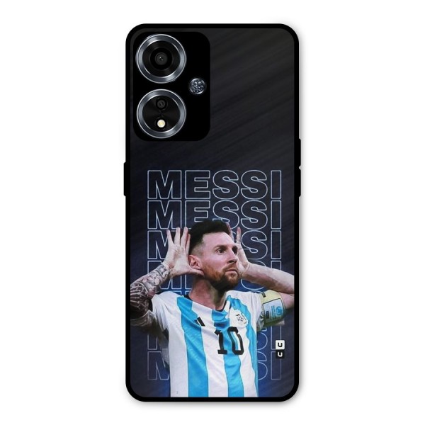 The Football Genius Metal Back Case for Oppo A59