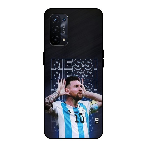 The Football Genius Metal Back Case for Oppo A74 5G