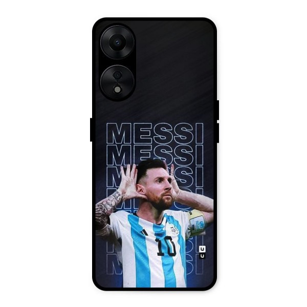 The Football Genius Metal Back Case for Oppo A78 5G