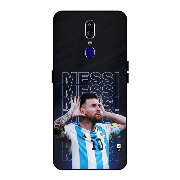 The Football Genius Metal Back Case for Oppo F11