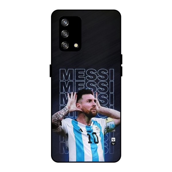 The Football Genius Metal Back Case for Oppo F19s