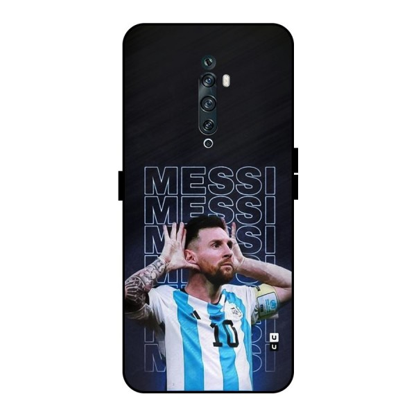 The Football Genius Metal Back Case for Oppo Reno2 F