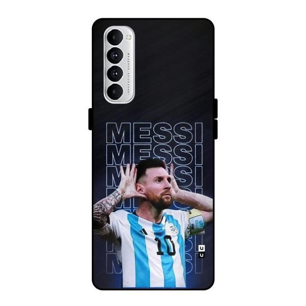 The Football Genius Metal Back Case for Oppo Reno4 Pro