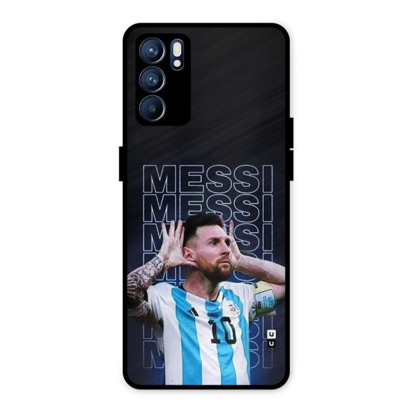 The Football Genius Metal Back Case for Oppo Reno6 5G