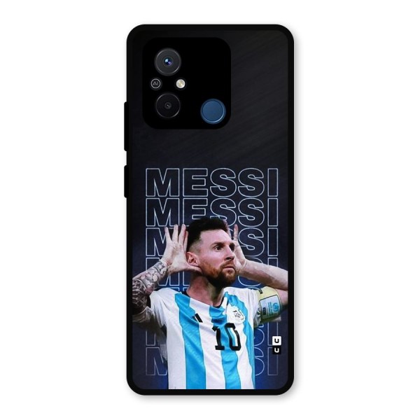 The Football Genius Metal Back Case for Poco C55