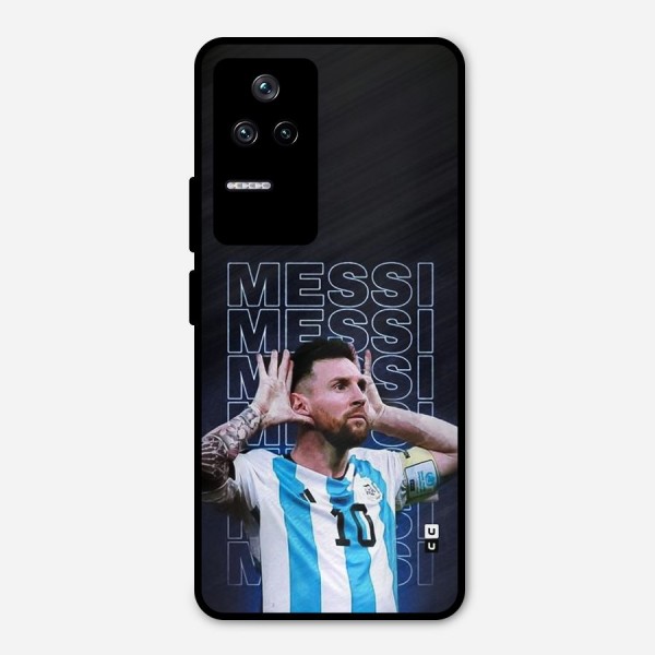 The Football Genius Metal Back Case for Poco F4 5G