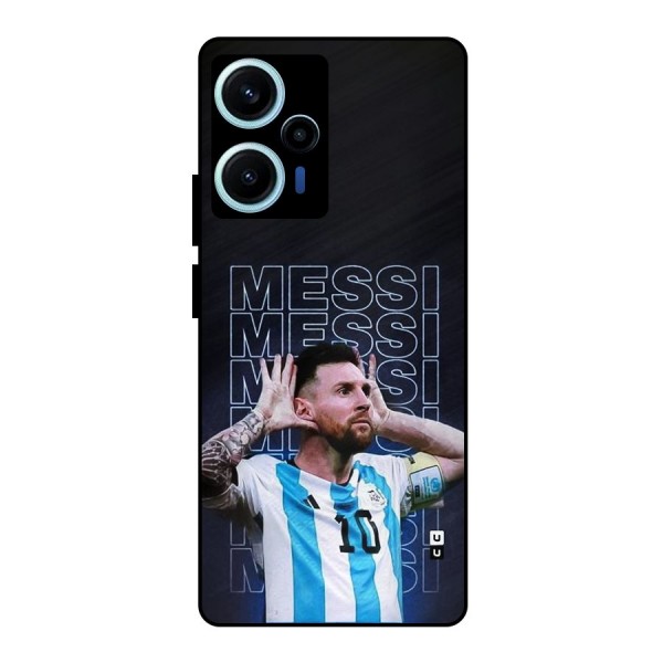 The Football Genius Metal Back Case for Poco F5