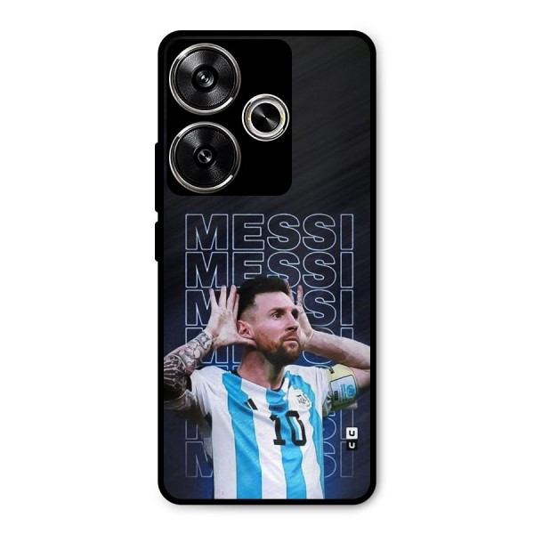 The Football Genius Metal Back Case for Poco F6