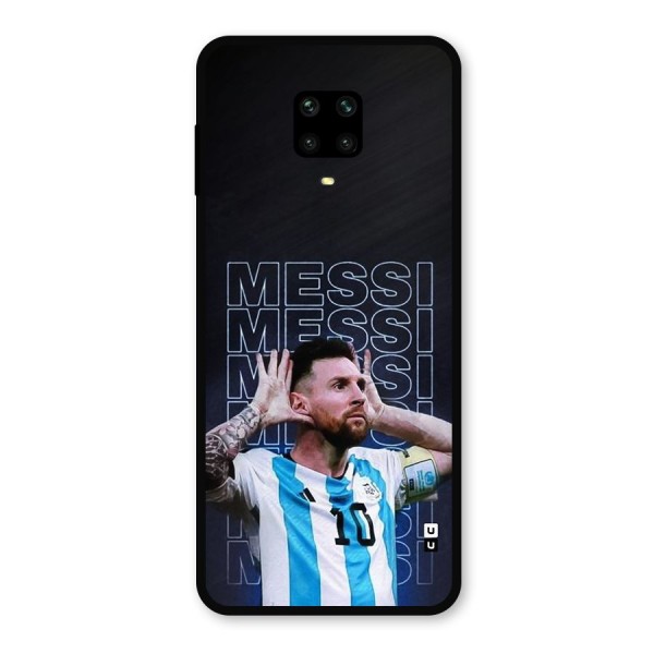 The Football Genius Metal Back Case for Poco M2