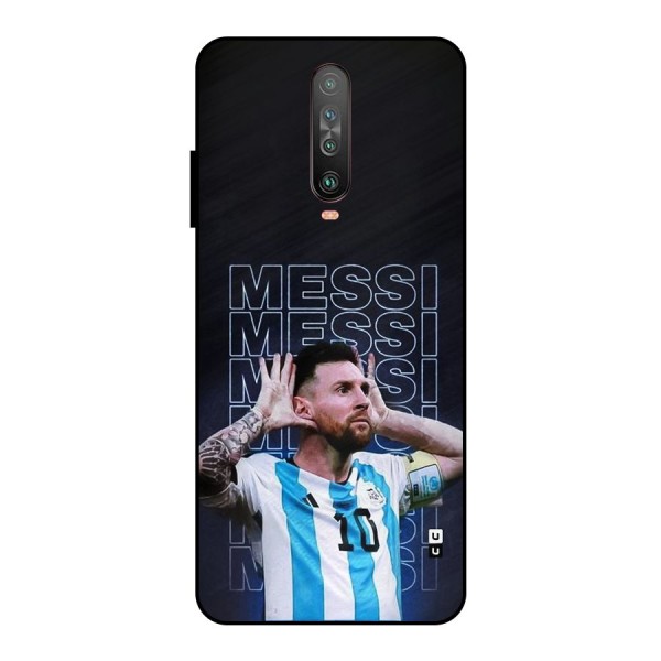 The Football Genius Metal Back Case for Poco X2