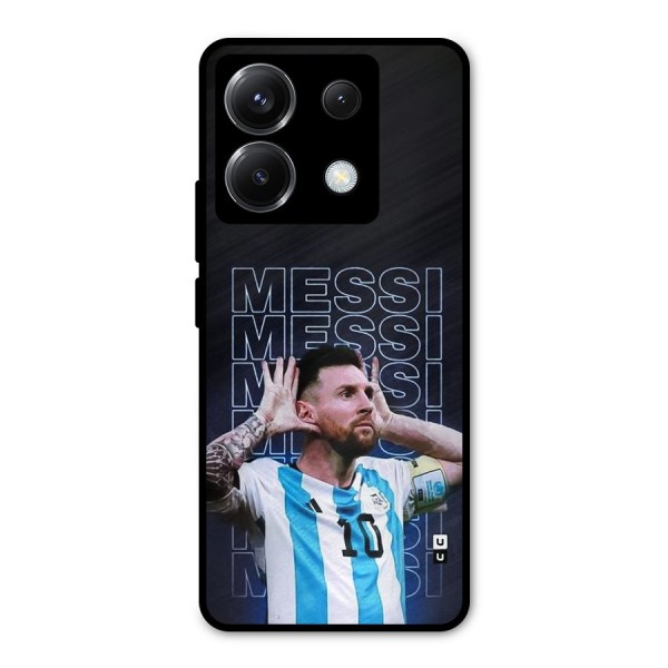 The Football Genius Metal Back Case for Poco X6