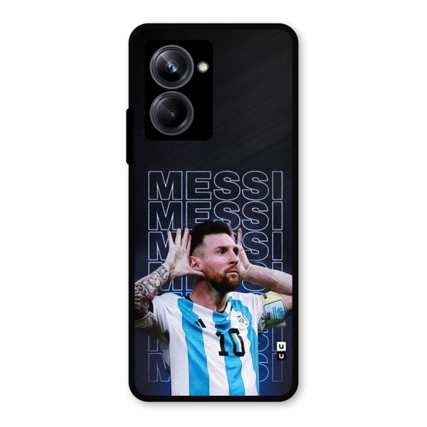 The Football Genius Metal Back Case for Realme 10 Pro