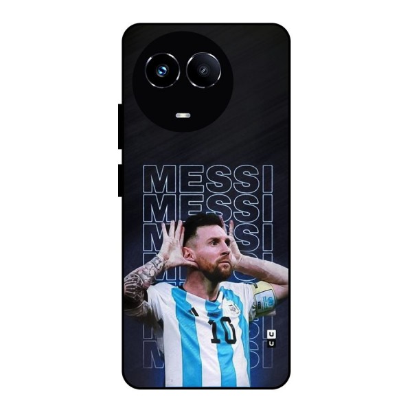 The Football Genius Metal Back Case for Realme 11X