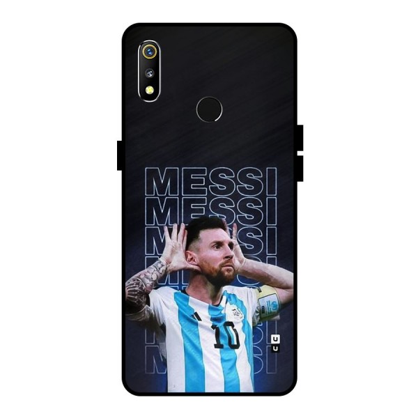 The Football Genius Metal Back Case for Realme 3