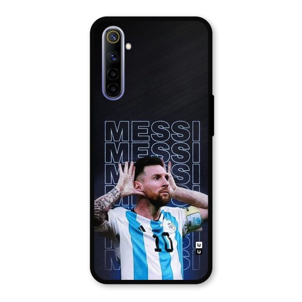 The Football Genius Metal Back Case for Realme 6