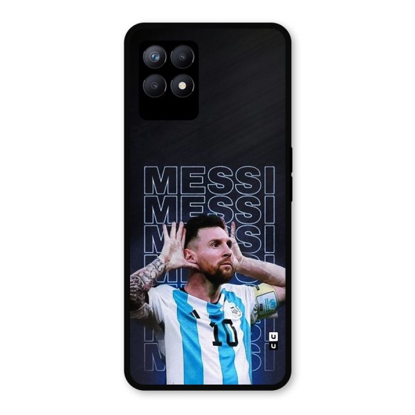 The Football Genius Metal Back Case for Realme 8i