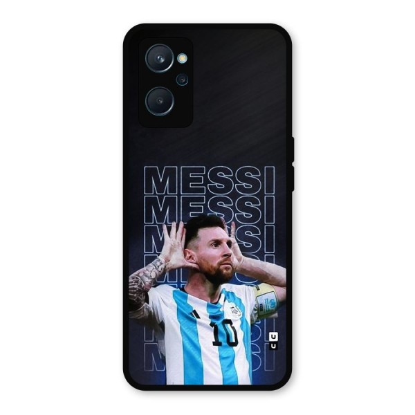 The Football Genius Metal Back Case for Realme 9i