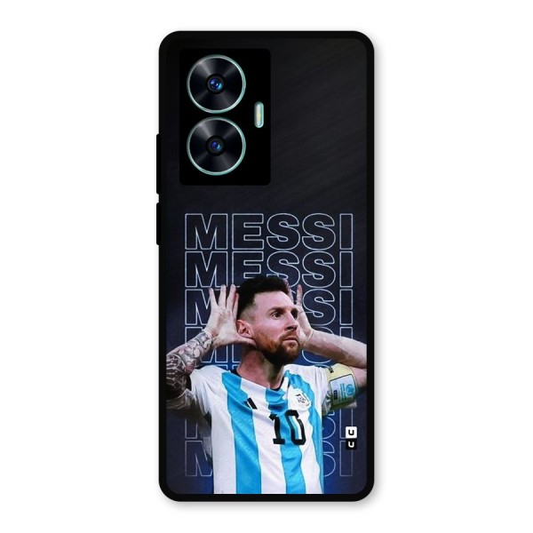 The Football Genius Metal Back Case for Realme C55