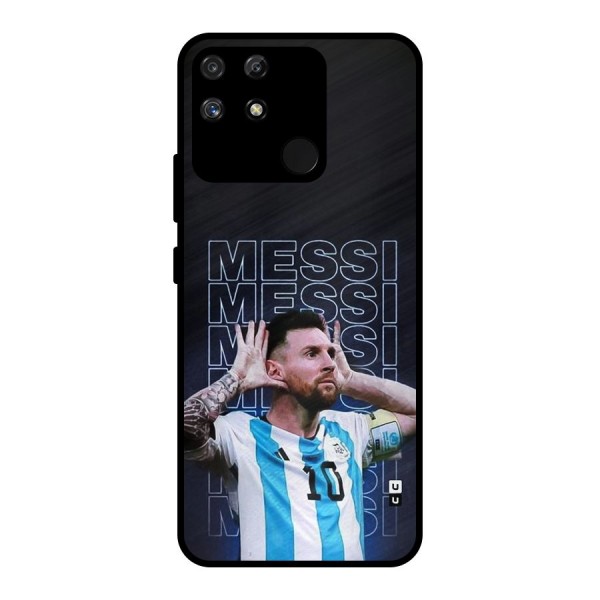 The Football Genius Metal Back Case for Realme Narzo 50A