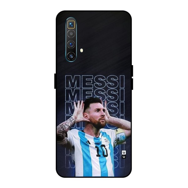 The Football Genius Metal Back Case for Realme X3 SuperZoom