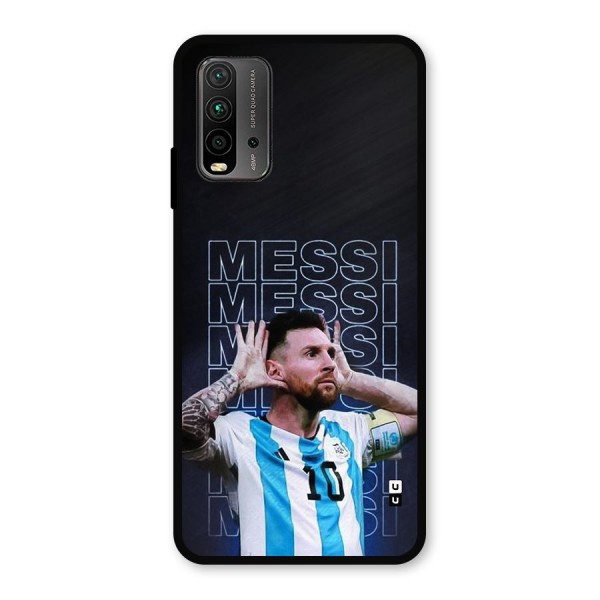 The Football Genius Metal Back Case for Redmi 9 Power