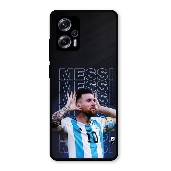 The Football Genius Metal Back Case for Redmi K50i