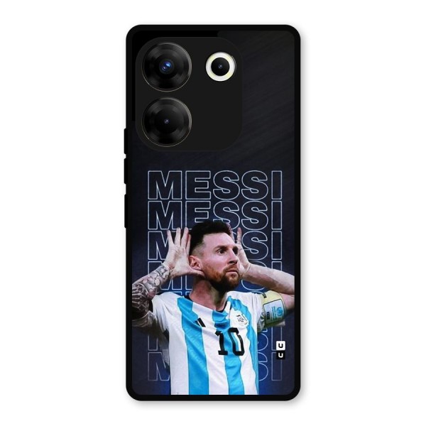 The Football Genius Metal Back Case for Tecno Camon 20