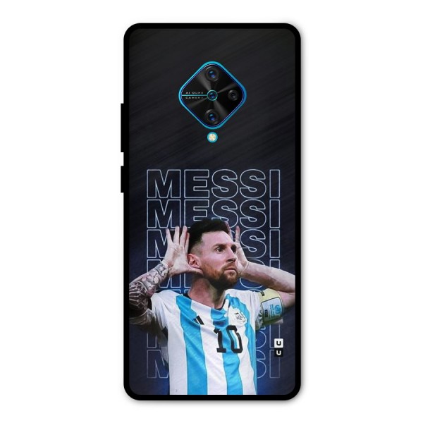 The Football Genius Metal Back Case for Vivo S1 Pro