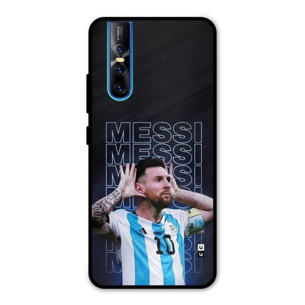 The Football Genius Metal Back Case for Vivo V15 Pro