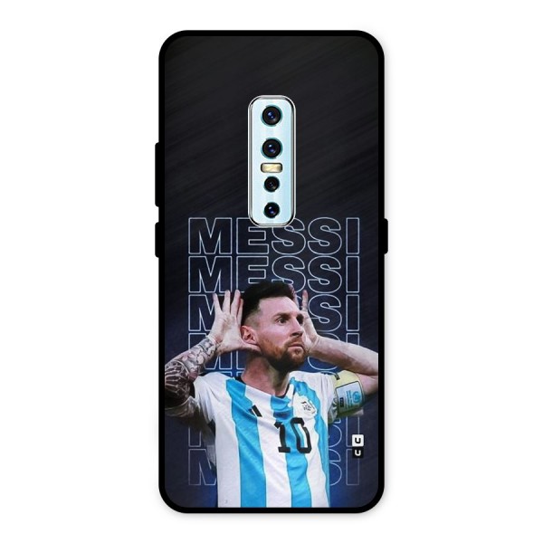 The Football Genius Metal Back Case for Vivo V17 Pro