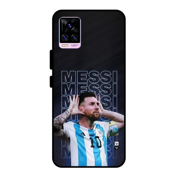 The Football Genius Metal Back Case for Vivo V20 Pro