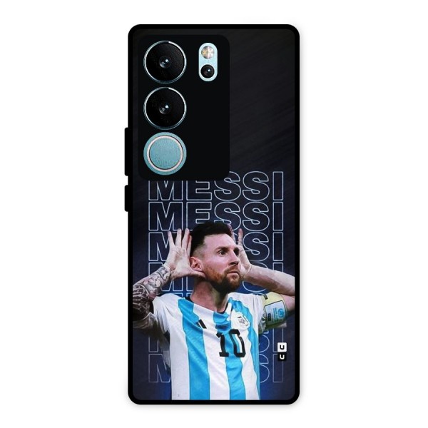 The Football Genius Metal Back Case for Vivo V29 Pro