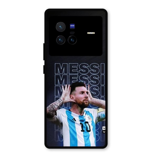 The Football Genius Metal Back Case for Vivo X80