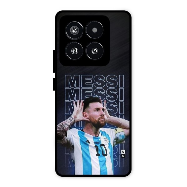 The Football Genius Metal Back Case for Xiaomi 14 Pro