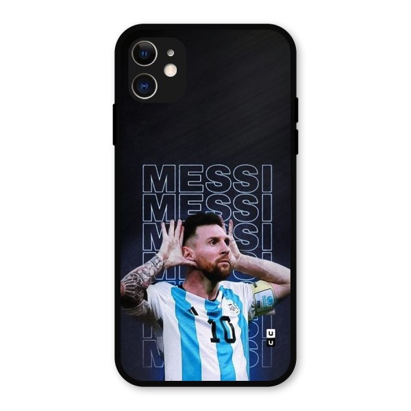 The Football Genius Metal Back Case for iPhone 11