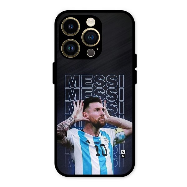 The Football Genius Metal Back Case for iPhone 14 Pro