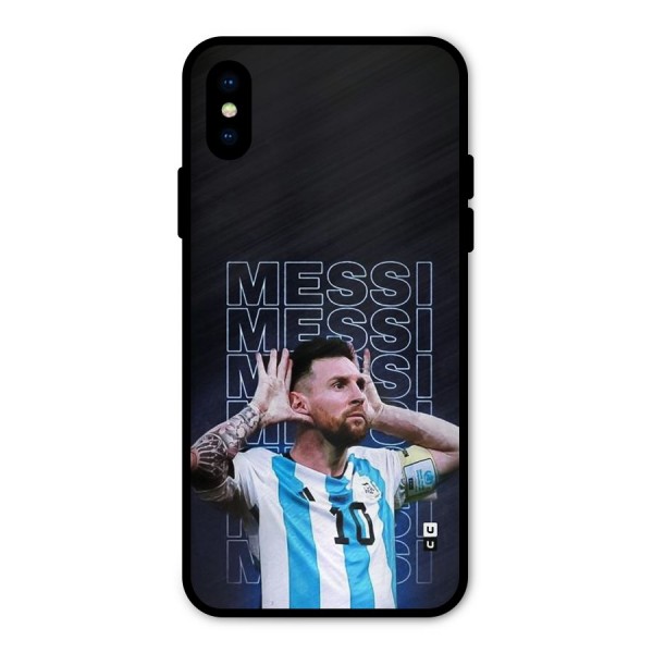 The Football Genius Metal Back Case for iPhone X