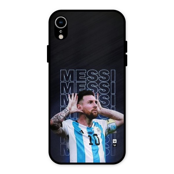 The Football Genius Metal Back Case for iPhone XR