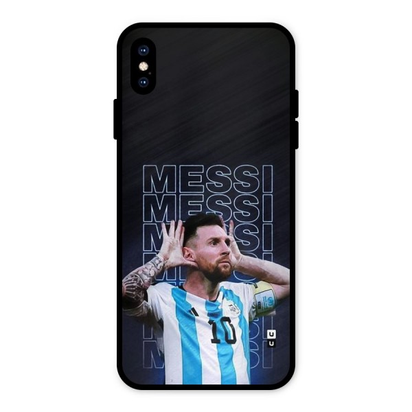 The Football Genius Metal Back Case for iPhone XS Max