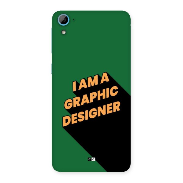 The Graphic Designer Back Case for Desire 826