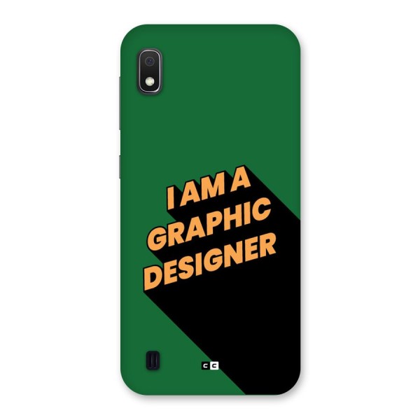 The Graphic Designer Back Case for Galaxy A10