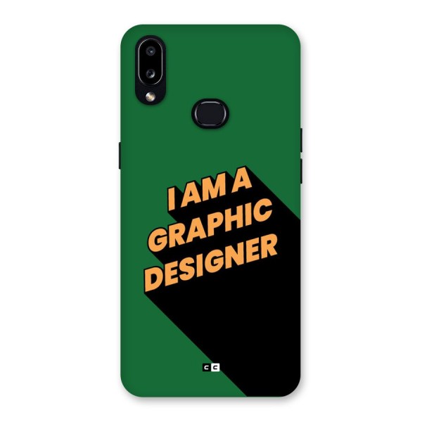 The Graphic Designer Back Case for Galaxy A10s