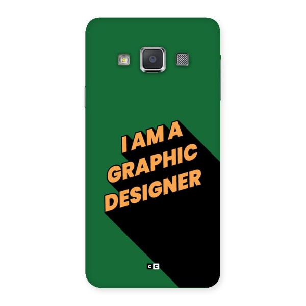 The Graphic Designer Back Case for Galaxy A3